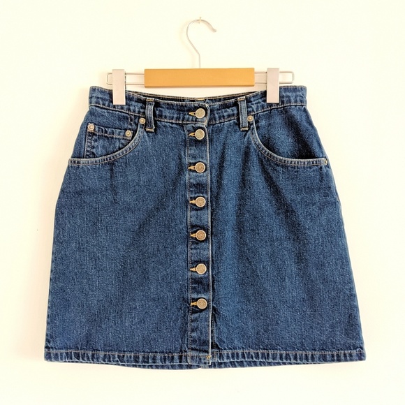 Levi's Dresses & Skirts - Levi's Denim Button Mini